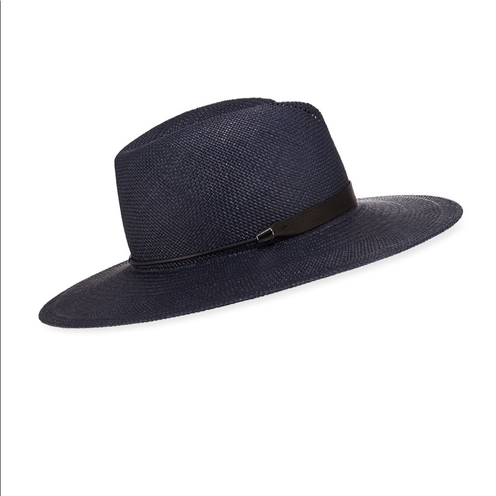 rag & bone Zoe Straw Fedora Hat
